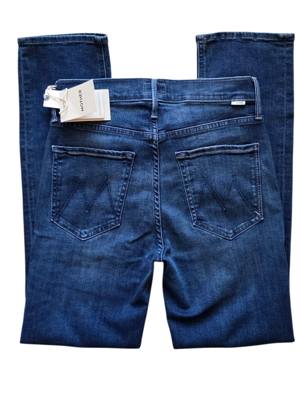 MOTHER Sz 27 NWT The Mid Rise Dazzler Ankle Jeans Nothing Between Us Denim Jeans - Picture 4 of 13